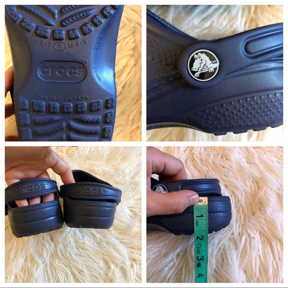 Navy Blue Crocs - Picture 10 of 11